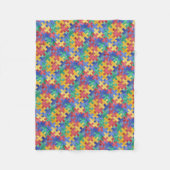 Couverture d'ouatine de puzzle de sensibilisation (Devant)