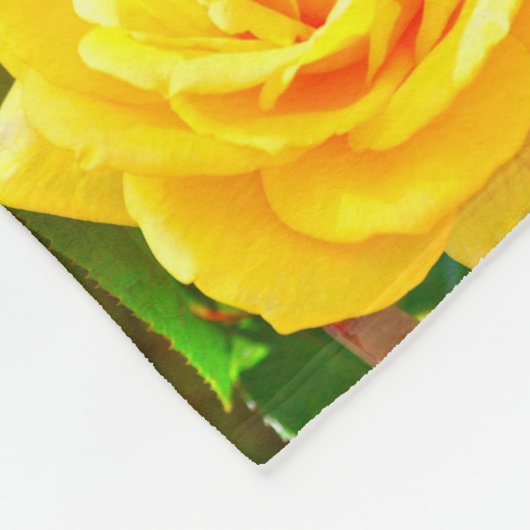 Couverture d'ouatine de rose jaune (Coin)