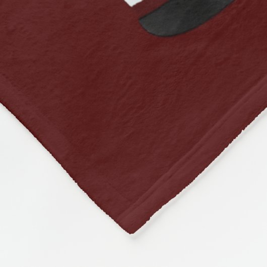 Couverture d'ouatine de rouge foncé de pom-pom (Coin)