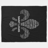 Couverture d'ouatine de Saint Louis (Devant (Horizontal))