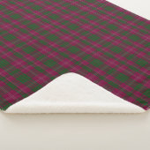 Couverture d'ouatine de Sherpa de plaid de tartan (3/4)