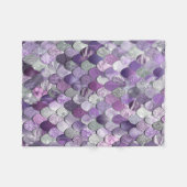 Couverture d'ouatine de sirène de filles - sirène (Devant (Horizontal))