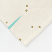 Couverture d'ouatine de Starbursts de turquoise (Coin)