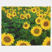 Couverture d'ouatine de tournesols (Devant (Horizontal))