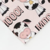 Couverture d'ouatine de vache à pays de bébés (Coin)