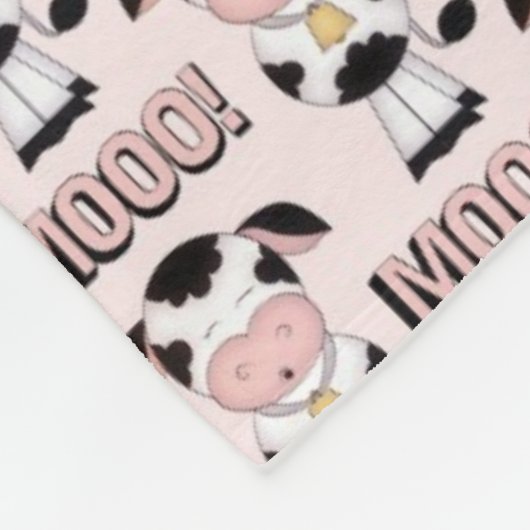 Couverture d'ouatine de vache à pays de bébés (Coin)
