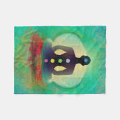 Couverture d'ouatine de yoga de méditation (Devant (Horizontal))