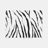 Couverture d'ouatine de zèbre, 30" x40 " (Devant (Horizontal))