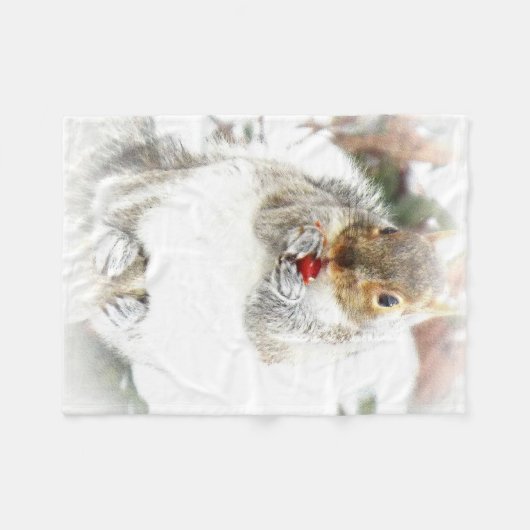 couverture d'ouatine d'écureuil d'hiver (Devant (Horizontal))