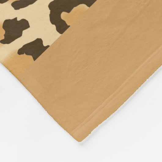 Couverture d'ouatine d'empreinte de léopard (Coin)