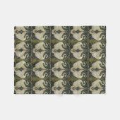 Couverture d'ouatine des cygnes de la grue de (Devant (Horizontal))