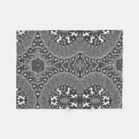 Couverture d'ouatine d'impression de lévrier (Devant (Horizontal))