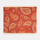 Couverture d'ouatine d'impression de Paisley (Devant (Horizontal))