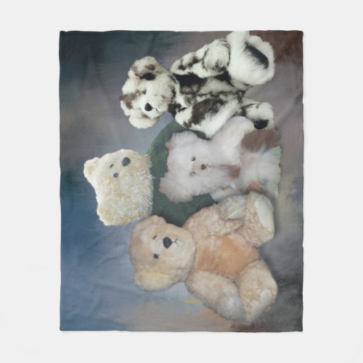 Couverture d'ouatine d'ours de nounours (Devant)