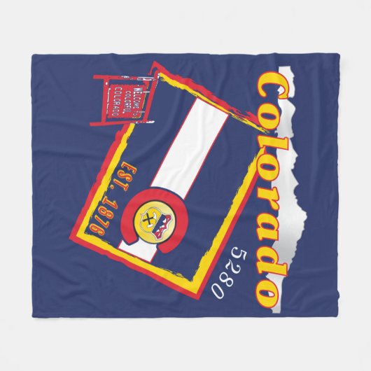 Couverture d'ouatine du Colorado (Devant (Horizontal))