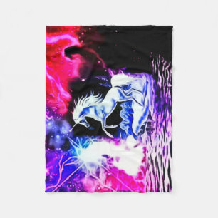 Couverture d'ouatine d'univers de licorne