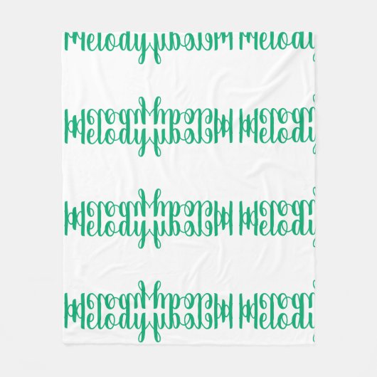 Couverture d'ouatine personnalisée par mélodie (Devant)