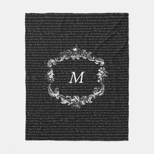 Couverture d'ouatine personnalisée par noir des (Devant)