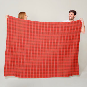 Couverture d'ouatine, plaid rouge