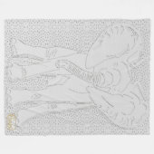 Couverture d'ouatine pointillée par blanc d'objet (Devant (Horizontal))