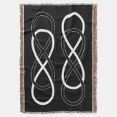 Couverture Double infini de symbole - noir et blanc (devant Vertical)