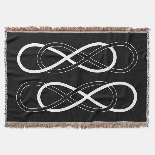 Couverture Double infini de symbole - noir et blanc (Devant)