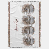 Couverture douce de jet d'écureuils (devant Vertical)