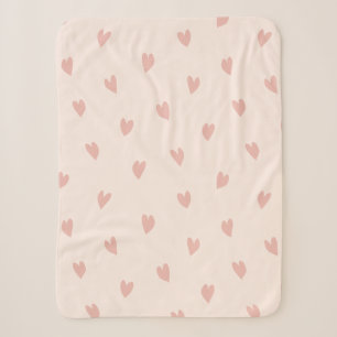 Couverture douce rose pâle en Sherpa petite