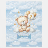 Couverture d'ours en peluche pour le garçon de 7e  (Devant)