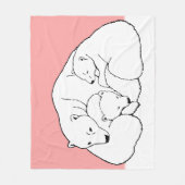 Couverture d'ours polaire Mère & Couvertures d'our (Devant)