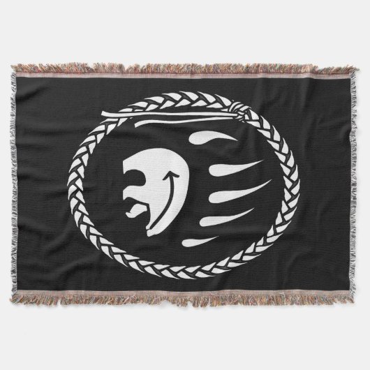 Couverture d'ours tribale Claw d'ours natif Lancer (Devant)