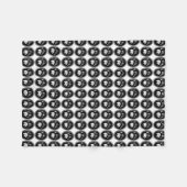 Couverture d'ours tribaux Art natif Couverture en (Devant (Horizontal))