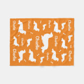 Couverture Doxie personnalisée pour cheveux longs (Devant (Horizontal))