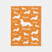 Couverture Doxie personnalisée pour cheveux longs (Devant)