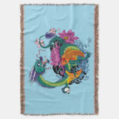 Couverture Dragon d'eau chinois Poisson Koi (devant Vertical)