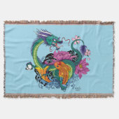 Couverture Dragon d'eau chinois Poisson Koi (Devant)