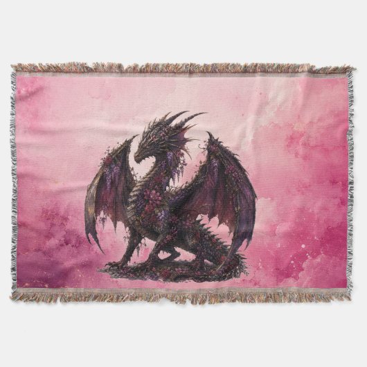 Couverture Dragon Fleur | Dragon Fantastique Botanique (Devant)