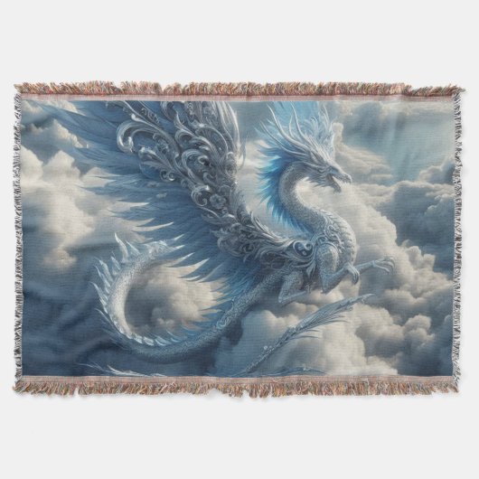 Couverture Dragon incroyable entouré de nuages (Devant)