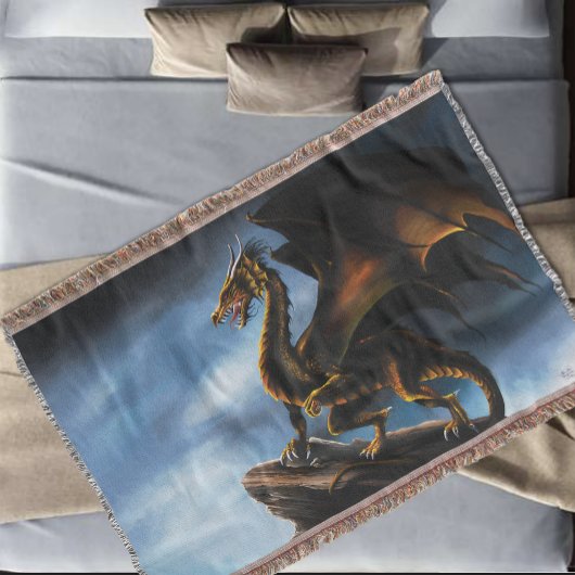 Couverture Dragon noir cuivre or