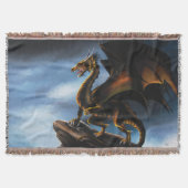 Couverture Dragon noir cuivre or (Devant)