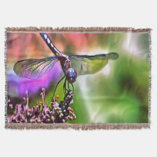 Couverture Dragonfly In Green and Blue Réaliste Painting