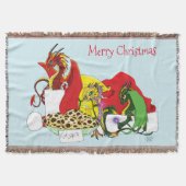 Couverture Dragons de Noël Fantaisistes et Joyeux aux Biscuit (Devant)