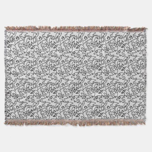 Couverture Dragons noirs motif contour.b L Gray BG (Devant)