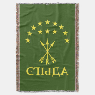 Couverture Drapeau Adiga Design Pour Cerkess Circassien - Adi