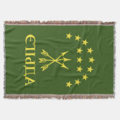 Couverture Drapeau Adiga Design Pour Cerkess Circassien - Adi (Devant)