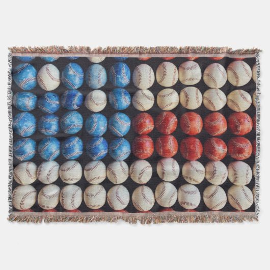 Couverture Drapeau américain de baseball (Devant)