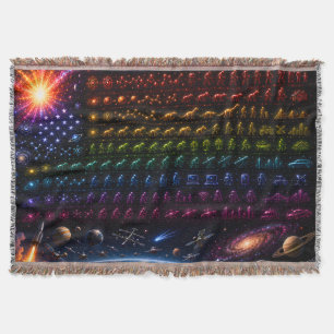 Couverture Drapeau américain de l'évolution cosmique Big Ba
