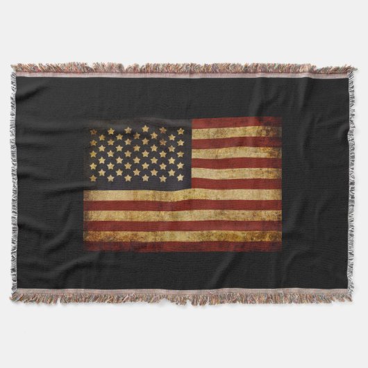 Couverture Drapeau américain patriotique grunge vintage des (Devant)
