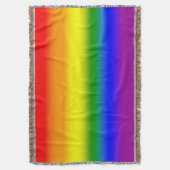 Couverture Drapeau arc-en-ciel de fierté LGBTQ+ à dégradé - D (devant Vertical)