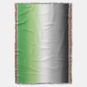 Couverture Drapeau aromantique à dégradé – Fierté aromantique (devant Vertical)